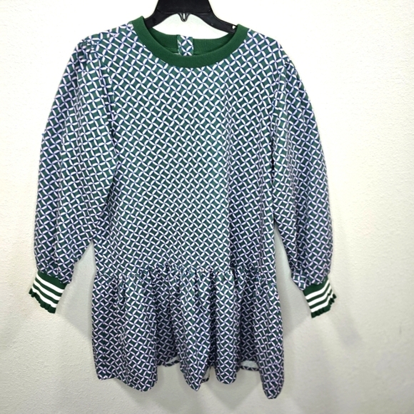 Addison Bay Womens Crew Neck Long Sleeve Back Zipper Closure Mini Dress Size XL. - Picture 3 of 14